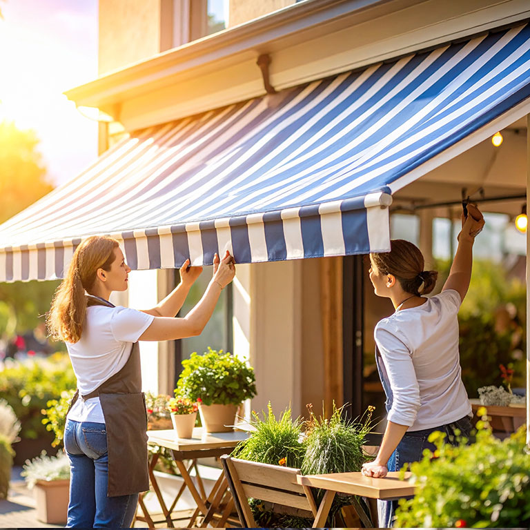 Aluminium shopfront installation in Stoke-on-Trent by Allied Shopfront Shutter