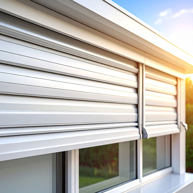 Commercial awning installation in Stoke-on-Trent by Allied Shopfront Shutter